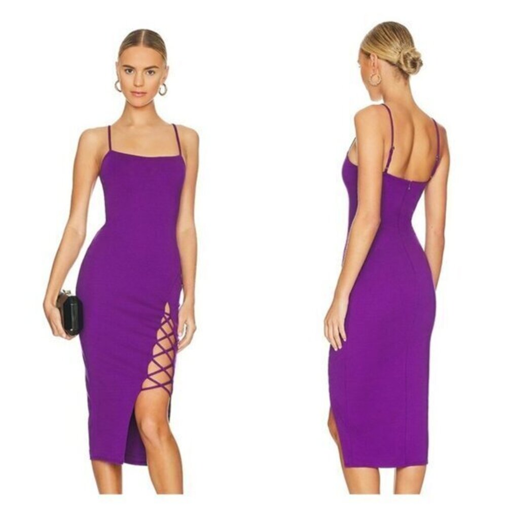 Lovers and Friends Aaliyah Midi Dress - Purple